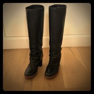 Acne leather boots